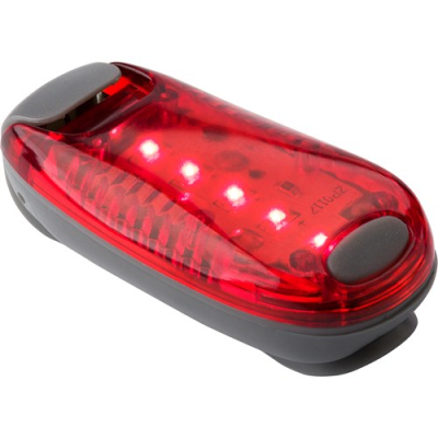 SAFETY LIGHT with Clip in Red