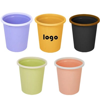 PLASTIC CYLINDER TRASH CAN