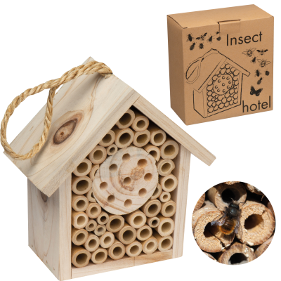 WOOD INSECT HOTEL in Beige