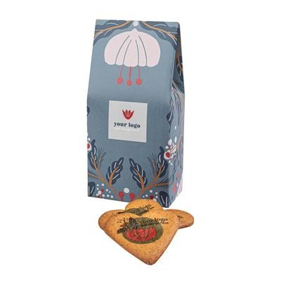 ADVERTISING COOKIE OR BISCUIT LOGO COOKIE HEART BAG
