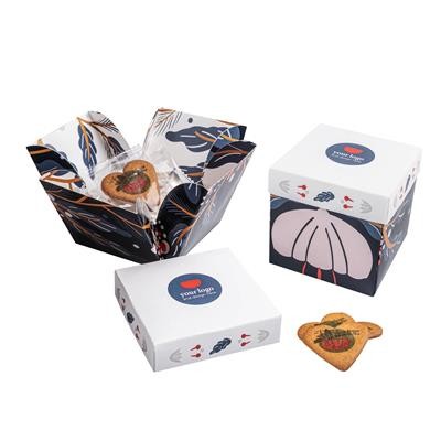 ADVERTISING COOKIE OR BISCUIT LOGO COOKIE HEART GIFT