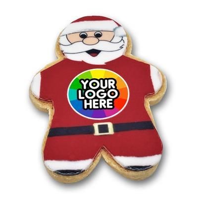 CHRISTMAS FATHER CHRISTMAS SANTA SHORTBREAD & GINGER BISCUIT