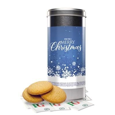 CLOTTED CREAM SHORTBREAD BISCUIT with 8 Tea Bags in a Personalised Tin 200G