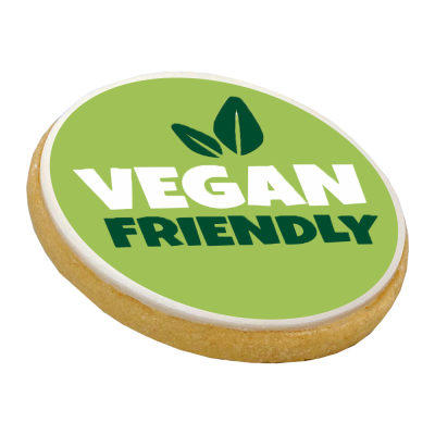 VEGAN & GLUTEN FREE SHORTBREAD BISCUIT - EDIBLE BRANDING (5CM)
