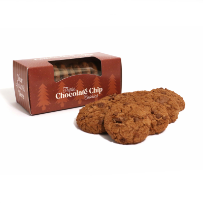 WINTER COLLECTION - ECO BISCUIT BOX - TRIPLE CHOCOLATE CHIP BISCUIT