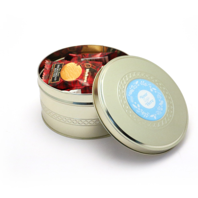 WINTER COLLECTION - GOLD TREAT TIN - MINI SHORTBREAD BISCUIT