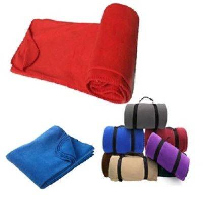 50INCH X 60INCH PORTABLE FLEECE THROW PICNIC BLANKET