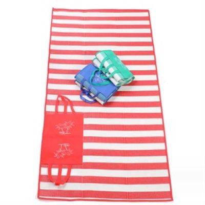 BEACH TOTE BAG ROLL-UP PICNIC BLANKET - PROMOTIONAL CORPORATE GIFT
