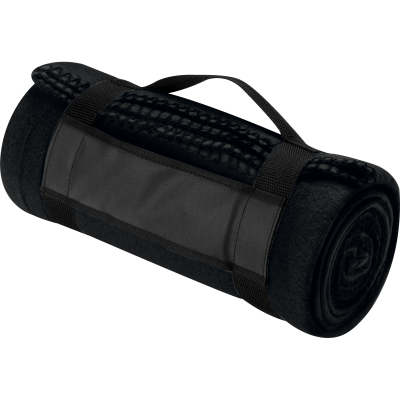 BIG FLEECE BLANKET NASHVILLE in Black 