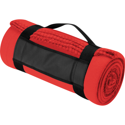 BIG FLEECE BLANKET NASHVILLE in Red 