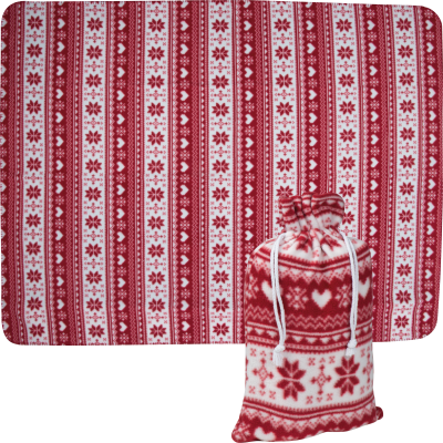 CHRISTMASSY BLANKET DEBRECEN in Red 