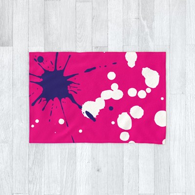 CUSTOM PRINTED FLEECE PICNIC BLANKET 100CM X 150CM
