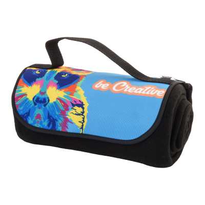 CUSTOM RPET POLAR BLANKET in Black