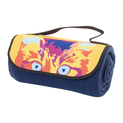 CUSTOM RPET POLAR BLANKET in Dark Blue