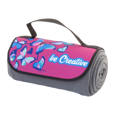 CUSTOM RPET POLAR BLANKET in Grey