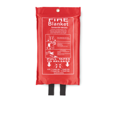 FIRE BLANKET in Pouch 120X180 in Red