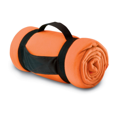 FLEECE BLANKET in Orange