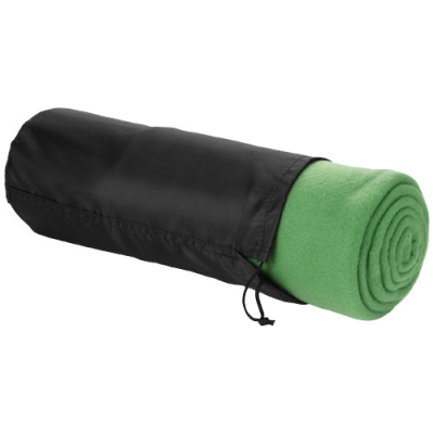 HUGGY FLEECE PLAID BLANKET with Carry Pouch 150X120 Cm