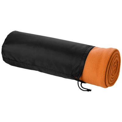 HUGGY FLEECE PLAID BLANKET with Carry Pouch 150X120 Cm