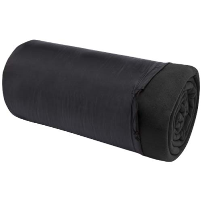 HUGGY FLEECE PLAID BLANKET with Carry Pouch 220X250 Cm - PROMOTIONAL CORPORATE GIFT