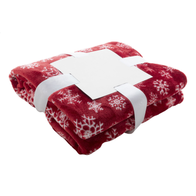 RPET CHRISTMAS BLANKET in Red
