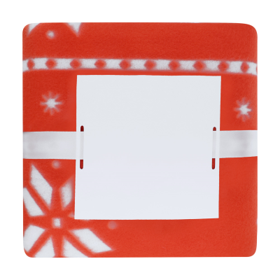 RPET CHRISTMAS BLANKET in Red