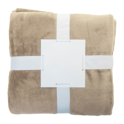 RPET FLANNEL BLANKET in Beige