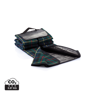 TARTAN PICNIC BLANKET in Black