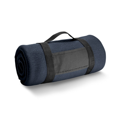 THORPE FLEECE BLANKET with Removable Handle in Blue