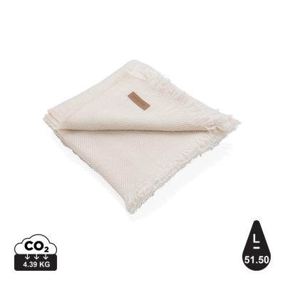 UKIYO AWARE™ POLYLANA® WOVEN BLANKET 130X150CM in Off White