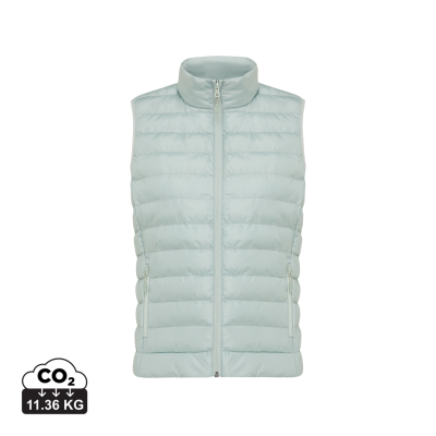 IQONIQ MERU LADIES RECYCLED POLYESTER BODYWARMER in Iceberg Green