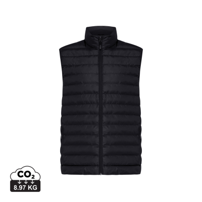 IQONIQ MERU MEN RECYCLED POLYESTER BODYWARMER in Black
