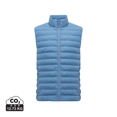 IQONIQ MERU MEN RECYCLED POLYESTER BODYWARMER in Moon Blue