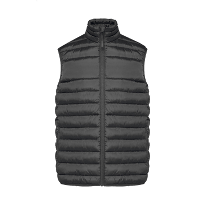 PADDED BODYWARMER VEST in Dark Grey
