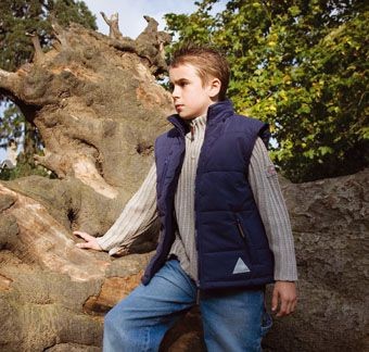 RESULT CHILDRENS PINETO HOODED HOODY BODYWARMER