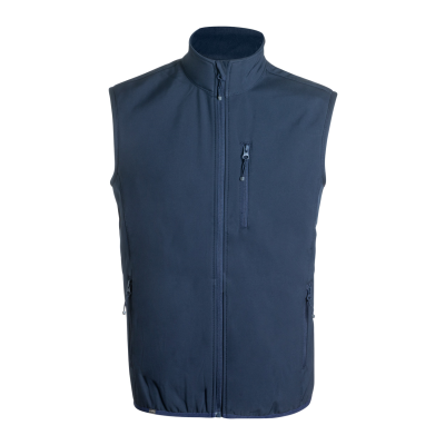 RPET SOFTSHELL VEST in Dark Blue
