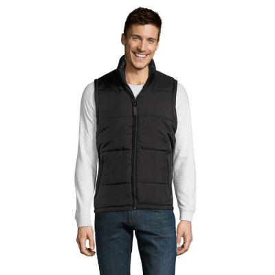 WARM QUILTED BODYWARMER in Black