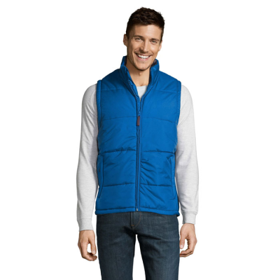 WARM QUILTED BODYWARMER in Blue