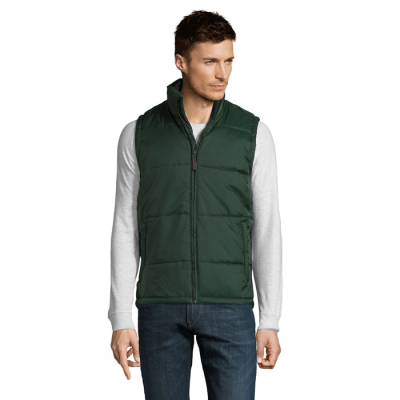 WARM QUILTED BODYWARMER in Green