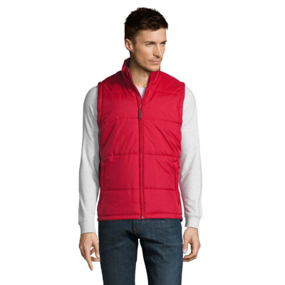 WARM QUILTED BODYWARMER in Red