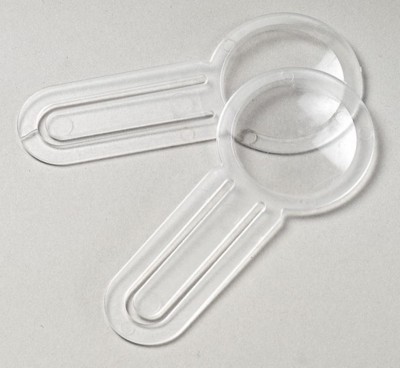 BOOKMARK MAGNIFIER GLASS in Clear Transparent