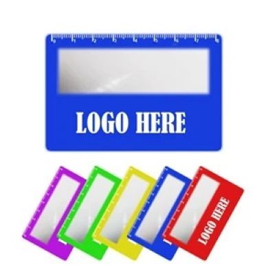 CREDIT CARD SIZE MAGNIFIER & BOOKMARK