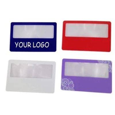 CREDIT CARD SIZE MAGNIFIER & BOOKMARK