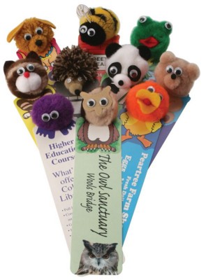 ANIMAL LOGO BUG BOOKMARK with Round Corners Printed Full Colour on One Side