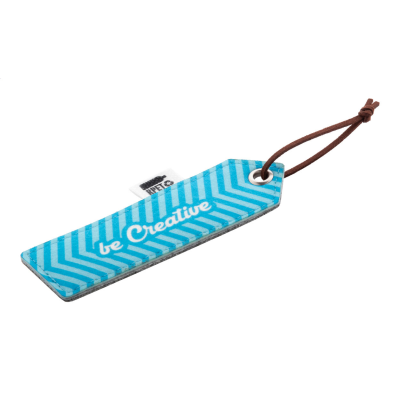 CUSTOM RPET BOOKMARK in White