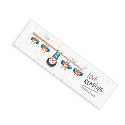LARGE SEEDED PAPER SMALL BOOKMARKS (1PP)