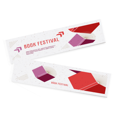 LARGE SEEDED PAPER SMALL BOOKMARKS (2PP)