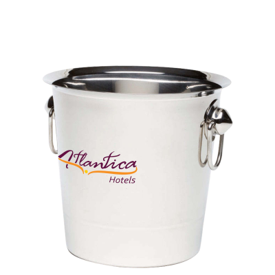 STAINLESS STEEL METAL WINE BUCKET with Ring Handle (4 Litre)