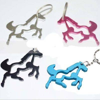 ALUMINIUM BOTTLE OPENER with Keyring Chain