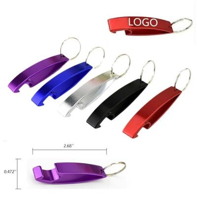ALUMINUM ALLOY BEER KEYRING CHAIN BOTTLE OPENER